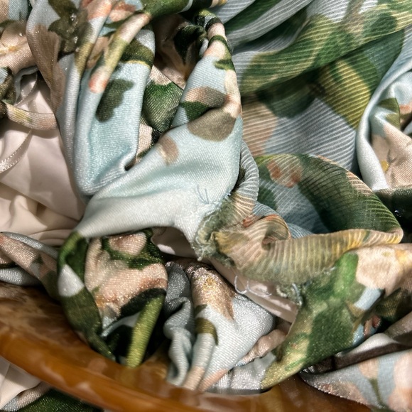 PatBo blue floral long sleeve beach maxi dress gown in sky - Picture 12 of 12